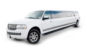 White large stretch limo